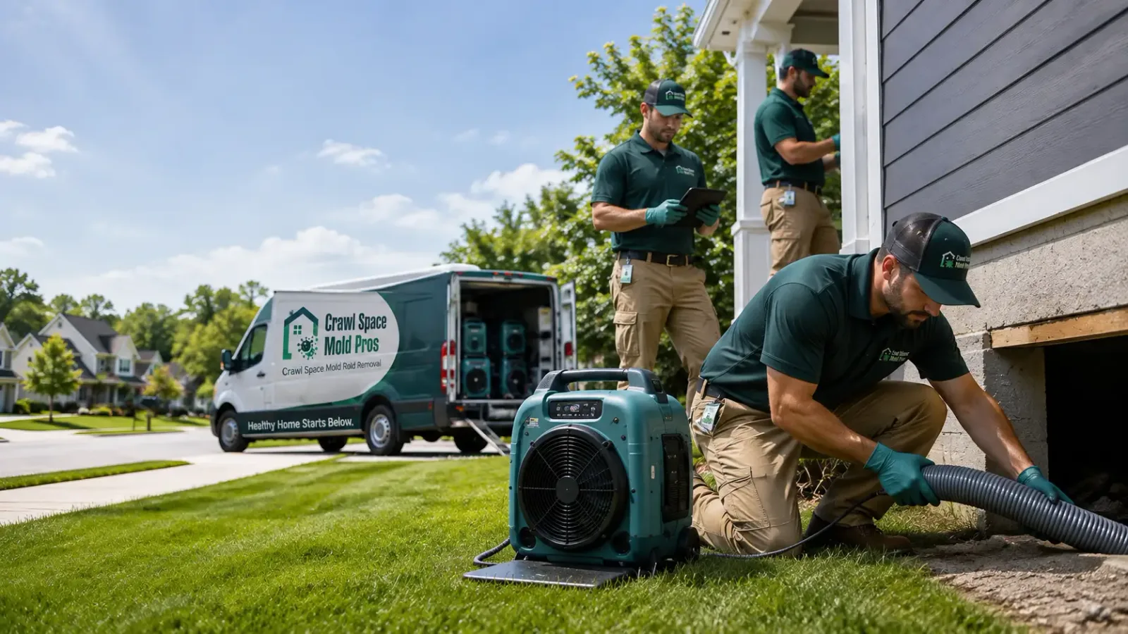 Crawl Space Mold Removal in Chassell, MI